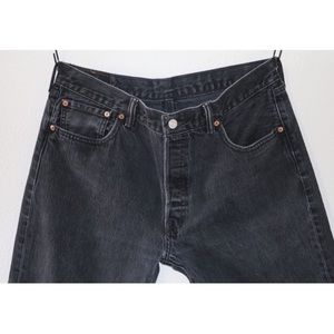 Levi’s Men’s 501 Black Straight Fit Jeans